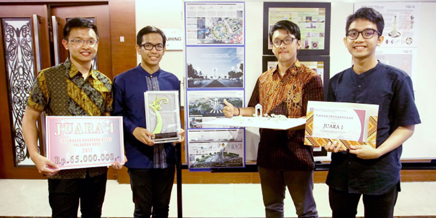 Arsitektur Unpar Raih Juara 1 dalam Sayembara Desain Monumen Bundaran Besar Kota Palangka Raya